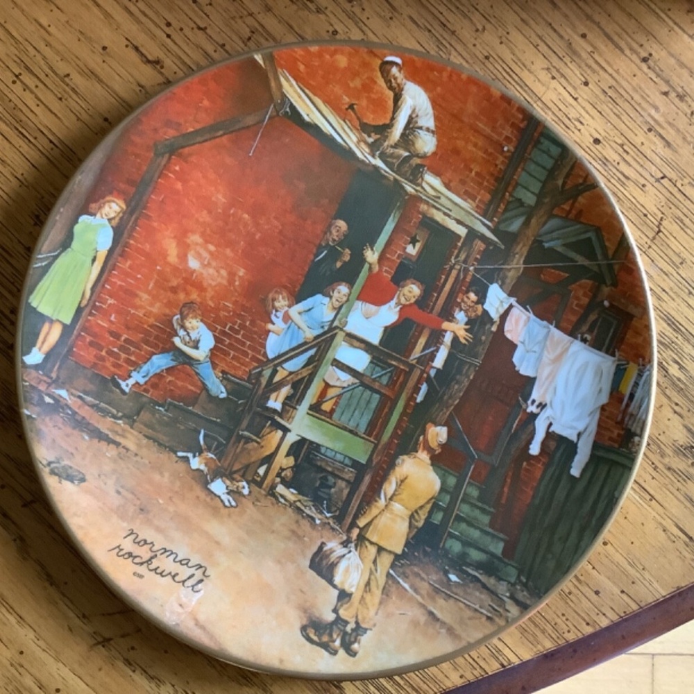 The Homecoming 1979 Norman Rockwell